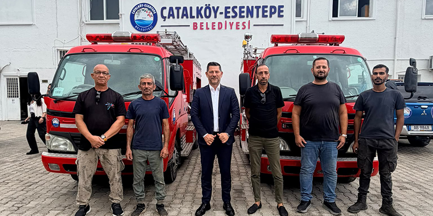 Çatalköy-Esentepe Belediyesi’nden afetlere karşı iki yeni ilk müdahale aracı