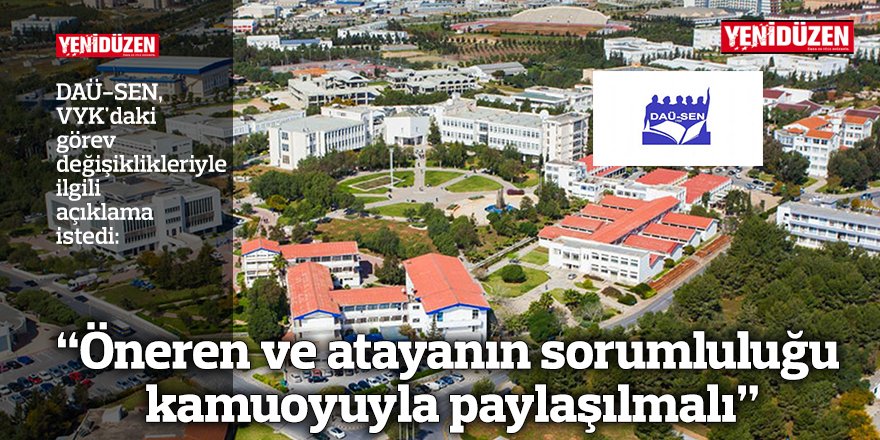 “Öneren ve atayanın sorumluluğu  kamuoyuyla paylaşılmalı”