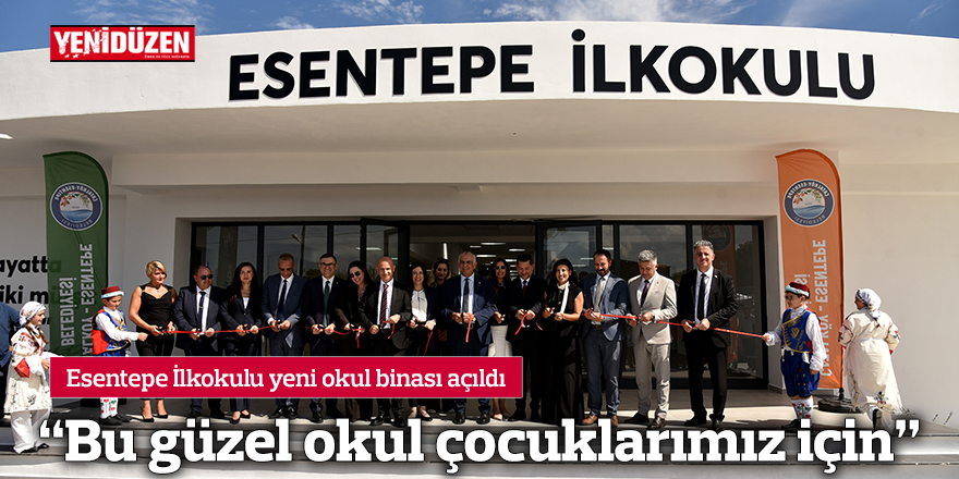 “Bu güzel okul çocuklarımız için”
