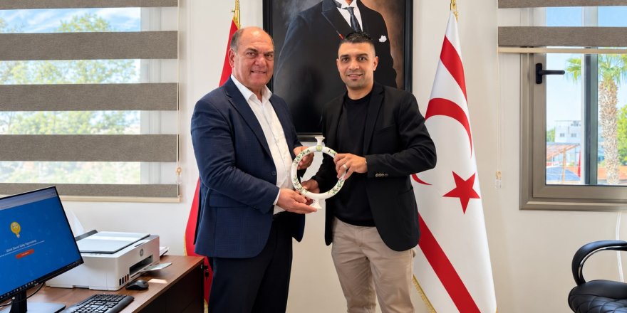 CTP Geçitkale Serdarlı Belediye Başkan adayı Salih Ruso, Ali Karavezirler’i ziyaret etti