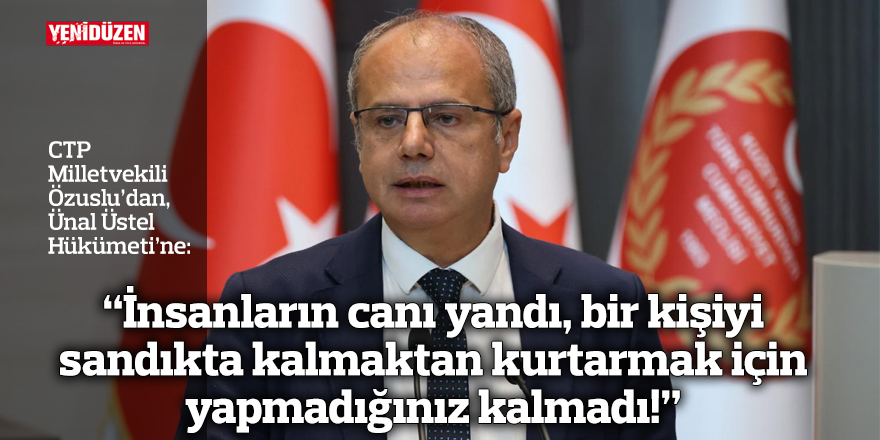 “İnsanların canı yandı, bir kişiyi sandıkta kalmaktan kurtarmak için yapmadığınız kalmadı!”