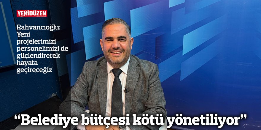 “Belediyenin, eğitim için harcadığı para, olması gerekenin çok altındadır”