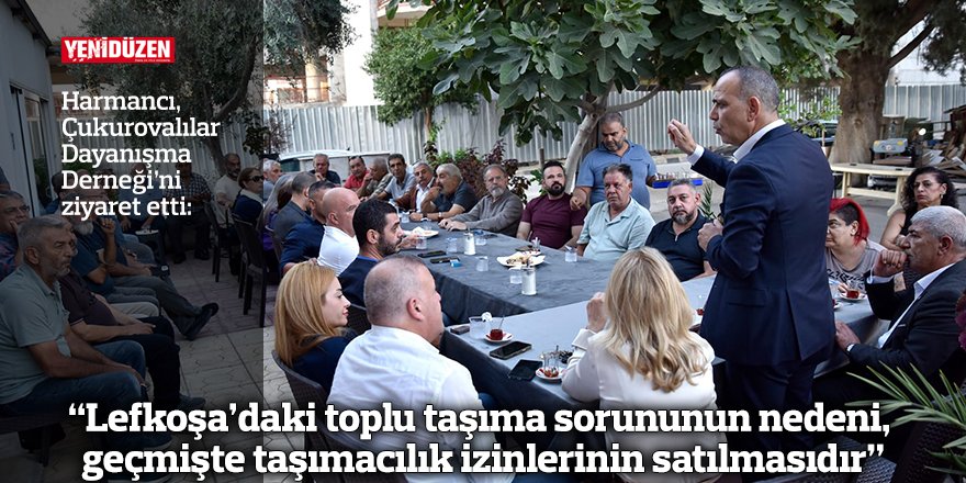 “Lefkoşa’daki toplu taşımacılık sorununun nedeni, geçmiş dönemde taşımacılık izinlerinin satılmasıdır”