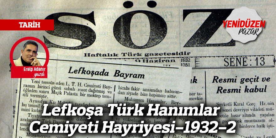 Lefkoşa Türk Hanımlar Cemiyeti Hayriyesi-1932-2