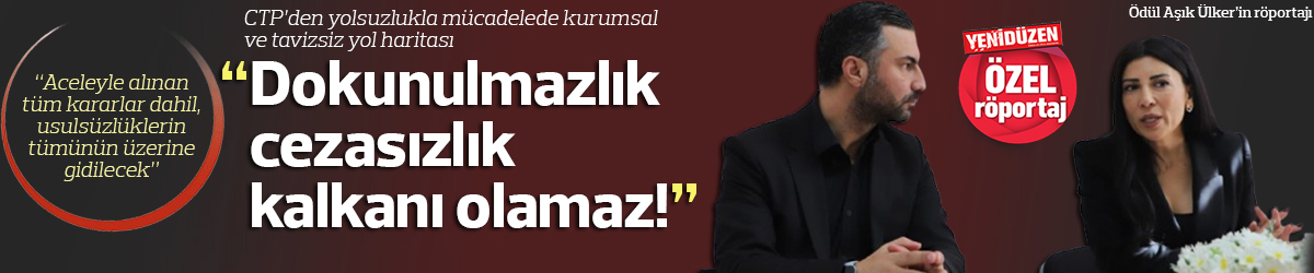 “Dokunulmazlık cezasızlık kalkanı olamaz!”