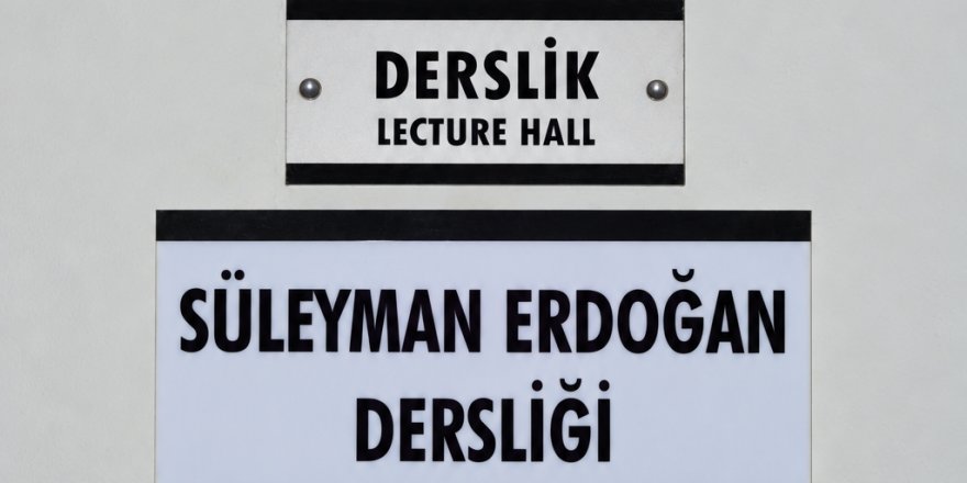 Süleyman Erdoğan’ın adı öğrencisi olduğu Yakın Doğu Üniversitesi’nde yaşayacak