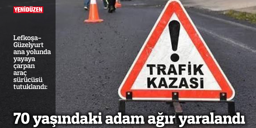 70 yaşındaki adam ağır yaralandı