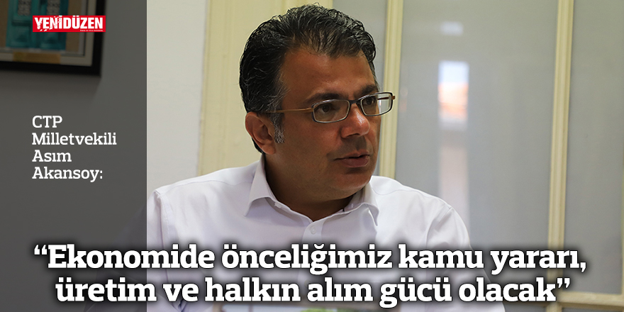 “Ekonomide önceliğimiz kamu yararı, üretim ve halkın alım gücü olacak”