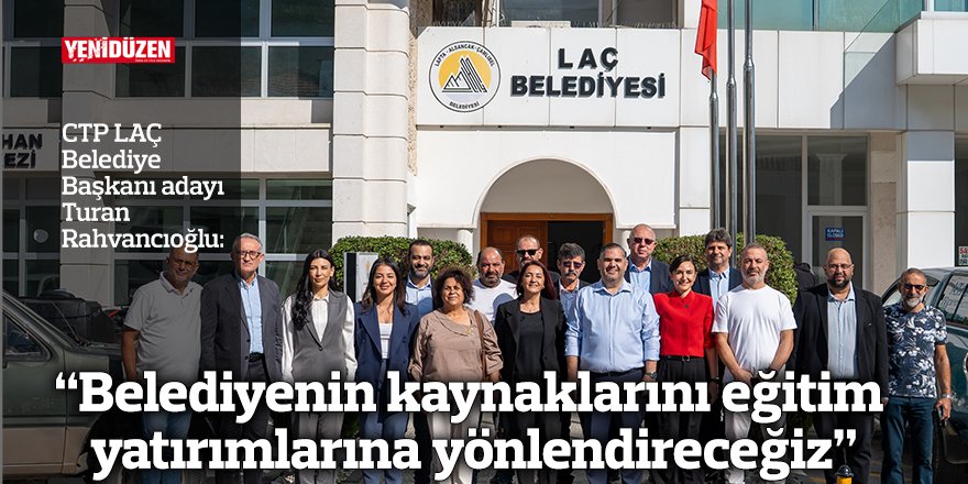 “Belediyenin kaynaklarını eğitim  yatırımlarına yönlendireceğiz”