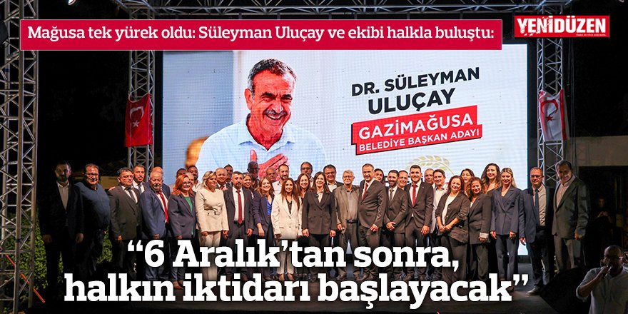 “6 Aralık’tan sonra, halkın iktidarı başlayacak”
