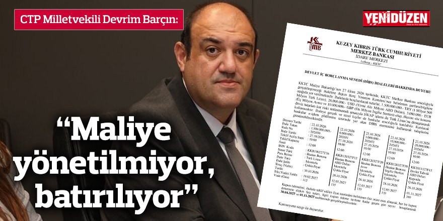 “Maliye yönetilmiyor, batırılıyor”