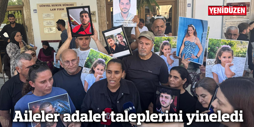 Aileler adalet taleplerini yineledi