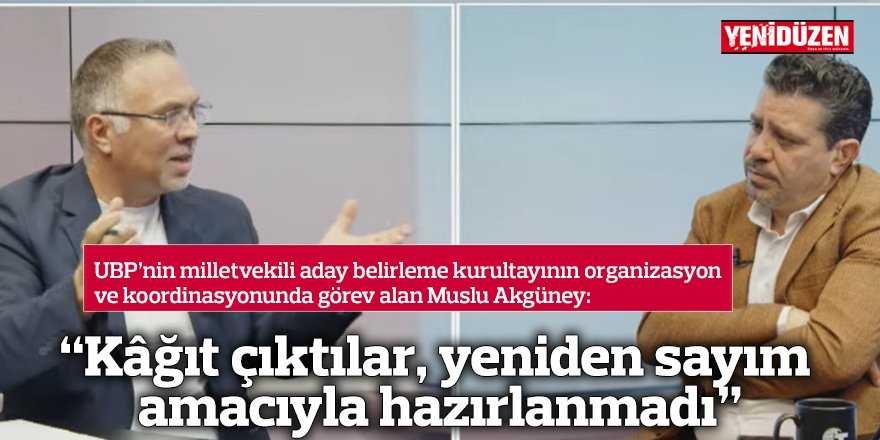 “Kâğıt çıktılar, yeniden sayım amacıyla hazırlanmadı, sandıkta eksik olabilir”