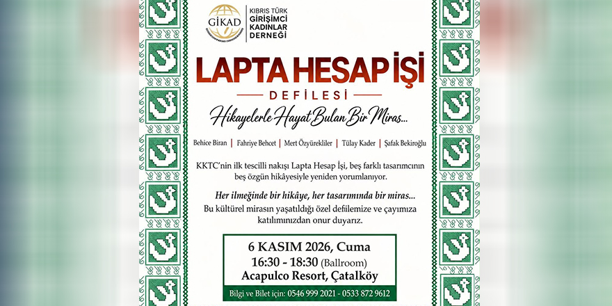 Çatalköy'de Lapta Hesap İşi defilesi düzenleniyor