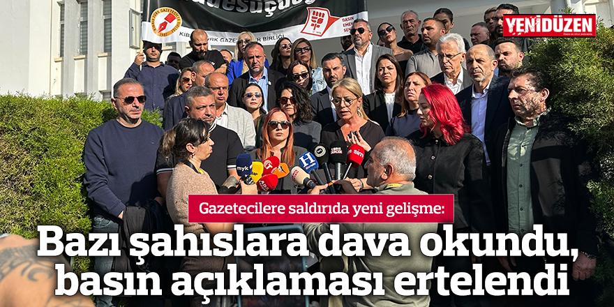 Bazı şahıslara dava okundu, basın açıklaması ertelendi