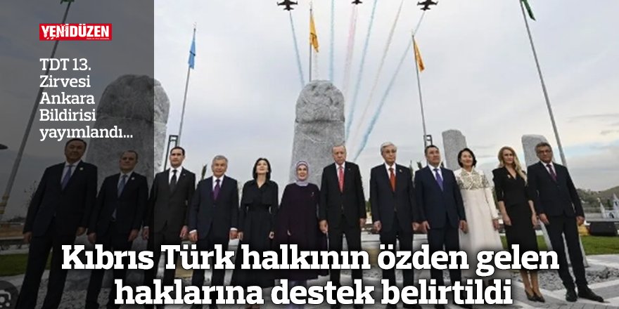 Kıbrıs Türk halkının özden gelen haklarına destek belirtildi