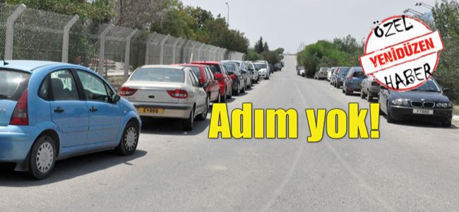 Ercanda park rezaleti devam ediyor