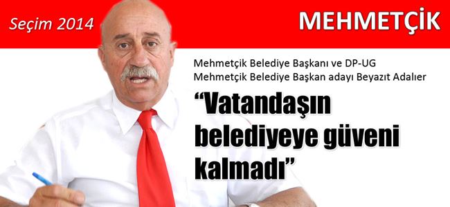 “Vatandaşın belediyeye güveni kalmadı”