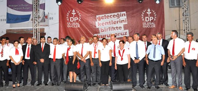 Akdoğan’da DP’den miting