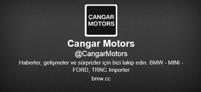 Çangar Motors Twitterda
