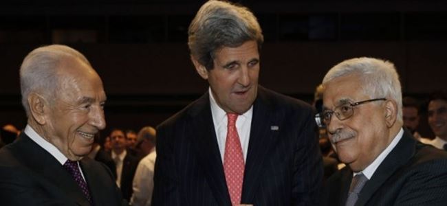 Kerry, Abbas ve Peres ile görüştü