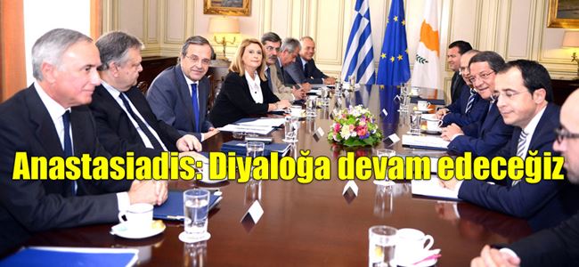 Anastasiadis, Samaras ile Kıbrıs konusunu görüştü