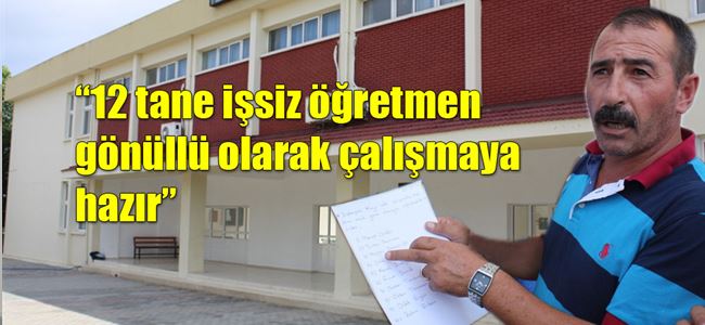 Recep Tayyip Erdoğan Ortaokulu’nda eylem