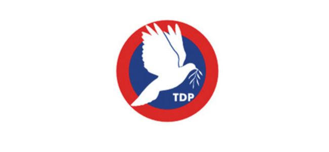 TDP: “Müzakereler bir an önce başlamalı”