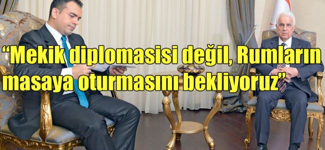 Cumhurbaşkanı Eroğlu açıklama yaptı