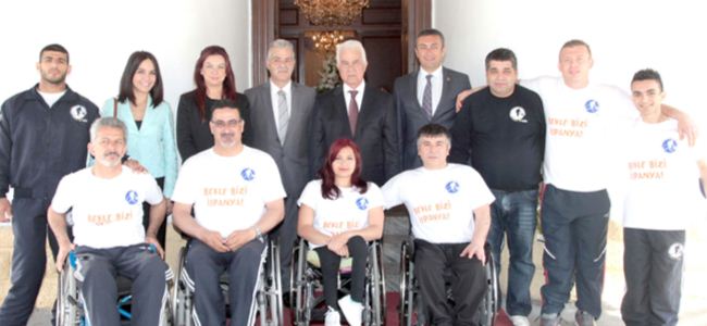 Kuzey Kıbrıs Turkcell Tekerlekli Sandalye Basketbol Takımı İspanya yolcusu