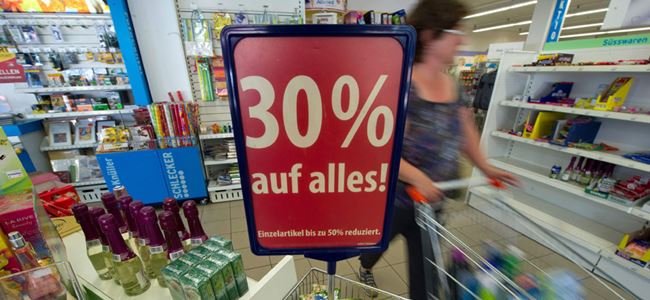 Almanyada enflasyonda rekor düşüş