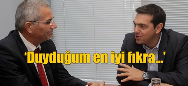 Tsipras - Kiprianu görüşmesi