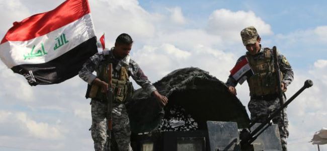 Irak ordusu ABD desteğiyle ilerliyor