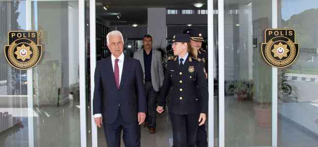 Eroğlu, Polis Genel Müdürlüğü’nü ziyaret etti