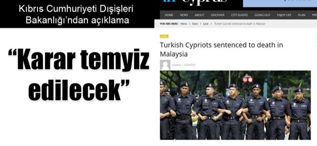 2 Kıbrıslı Türk Malezya’da idam ediliyor