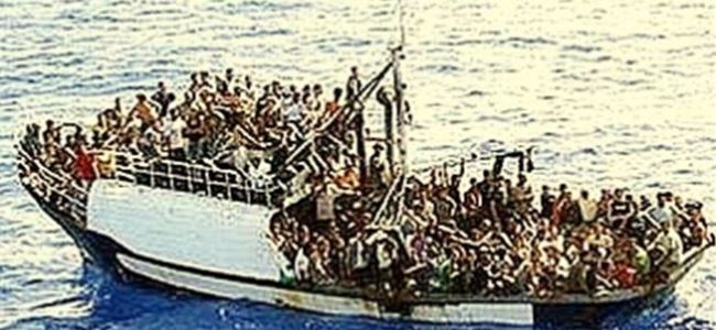 İtalyaya kaçak göçmen akını
