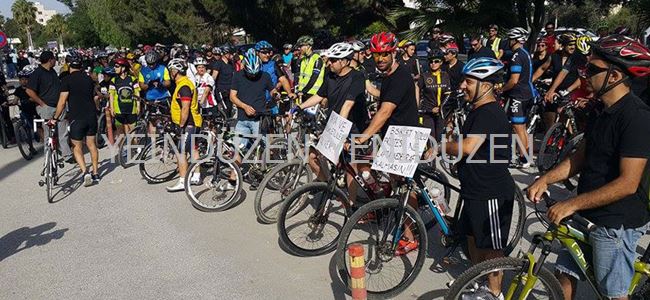  “Trafikte bisikletliye saygı” eylemi yapıldı