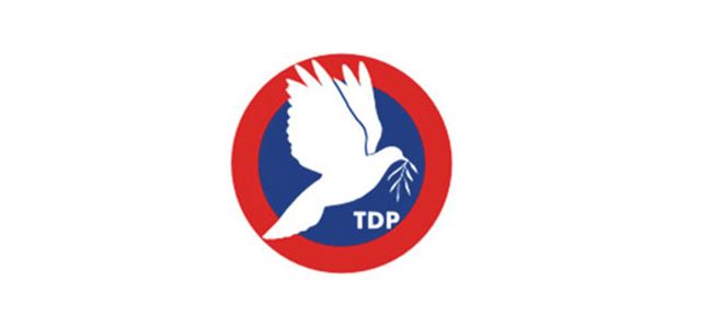 TDPnin  Tüzük Kurultayı 28 Haziranda