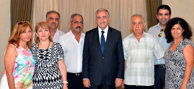Akıncı, Maronit toplumundan bir heyeti kabul etti