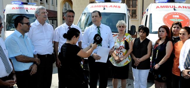 112 Acil Servis ağına beş ambulans daha katıldı