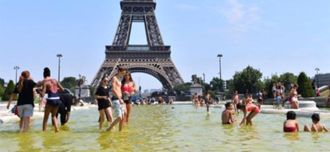 Fransada sıcak hava dalgası
