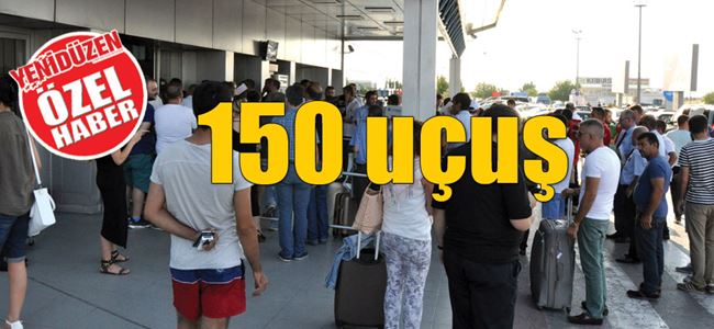 Ercan Havaalanı’nda ‘Bayram’ yoğunluğu