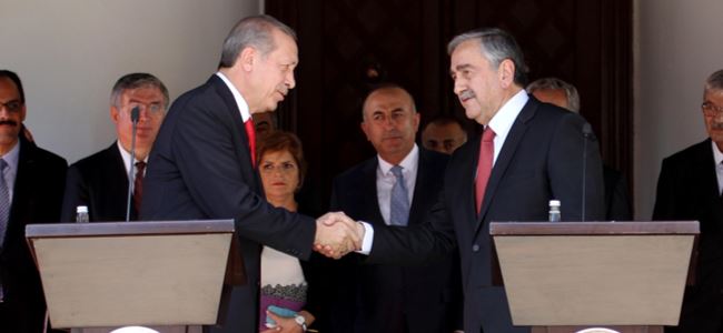 Akıncı ve Erdoğan ortak basın toplantısı düzenledi
