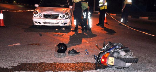 Mağusa’da 3 saat arayla ikinci motosiklet kazası