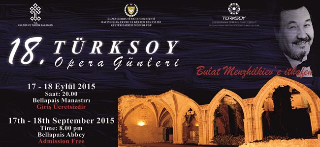 18. Türksoy Opera Günleri, 15 – 24 Eylül’de…