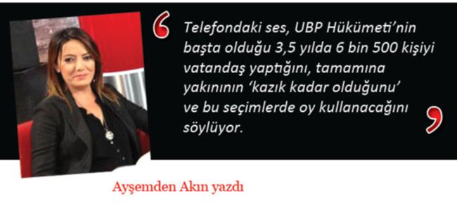 UBP giderayak ve irade mührü!