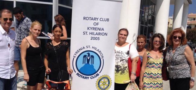 Girne St. Hilarion Rotary Kulübü kurban eti dağıttı