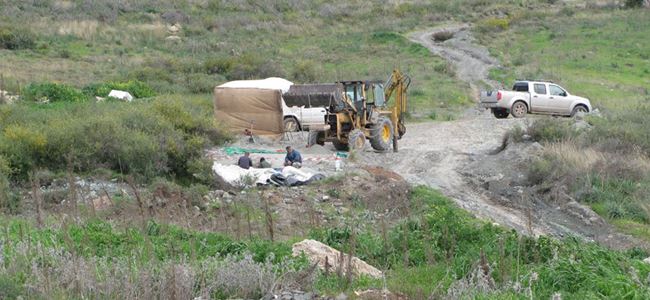 Cezaevi arkasındaki bölgede kazıların ilk aşaması tamamlandı