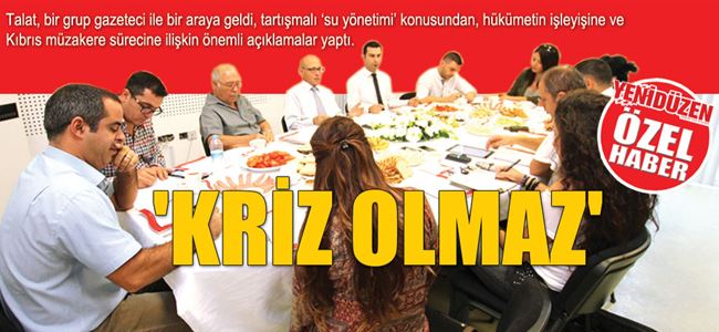 KRİZ OLMAZ
