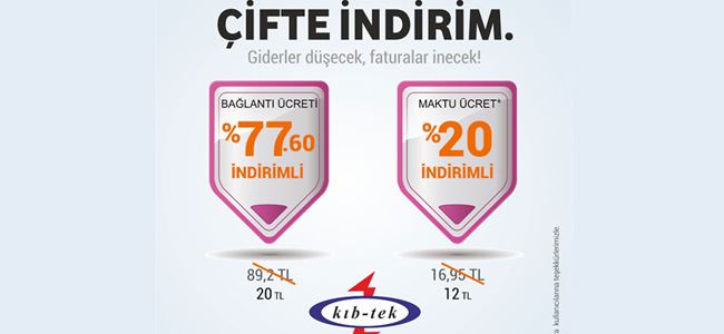 Kıb-Tek’ten çifte indirim